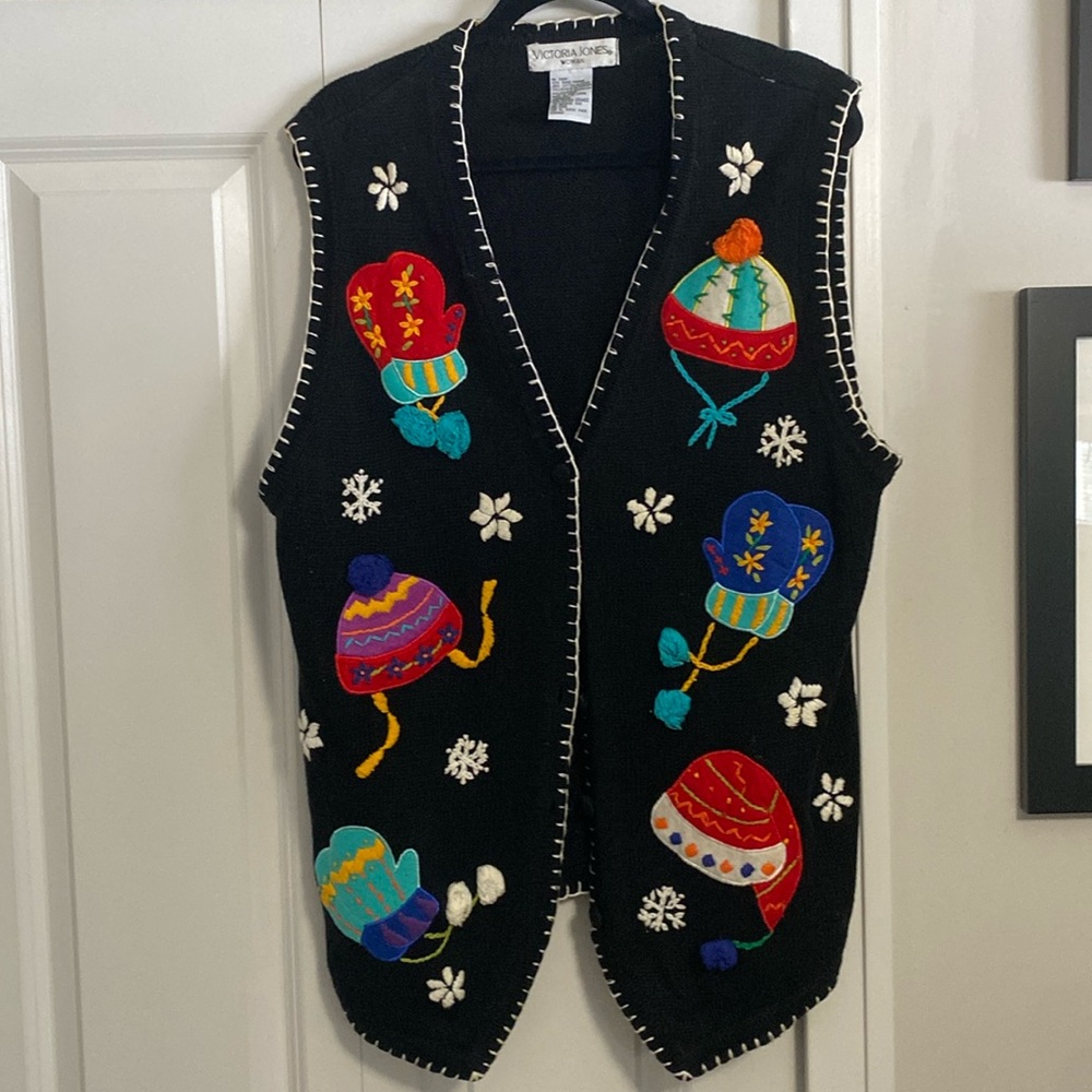 Victoria Jones Button Vest Vintage